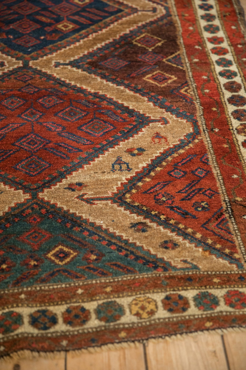 4x6.5 Antique Fine Hamadan Rug