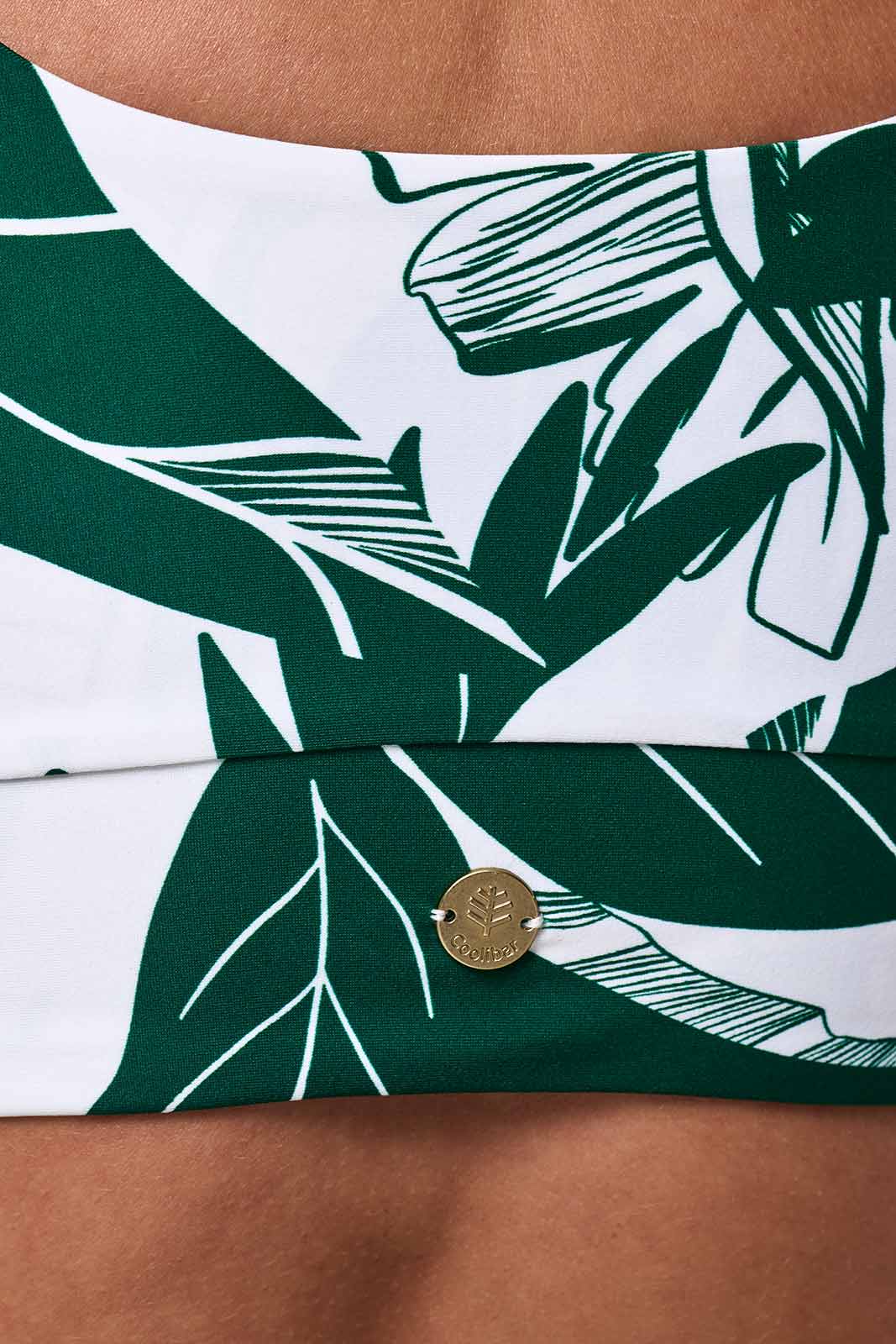 Spring Garden | Women's Bikini Swim Crop Top | Eden Palm Paradise