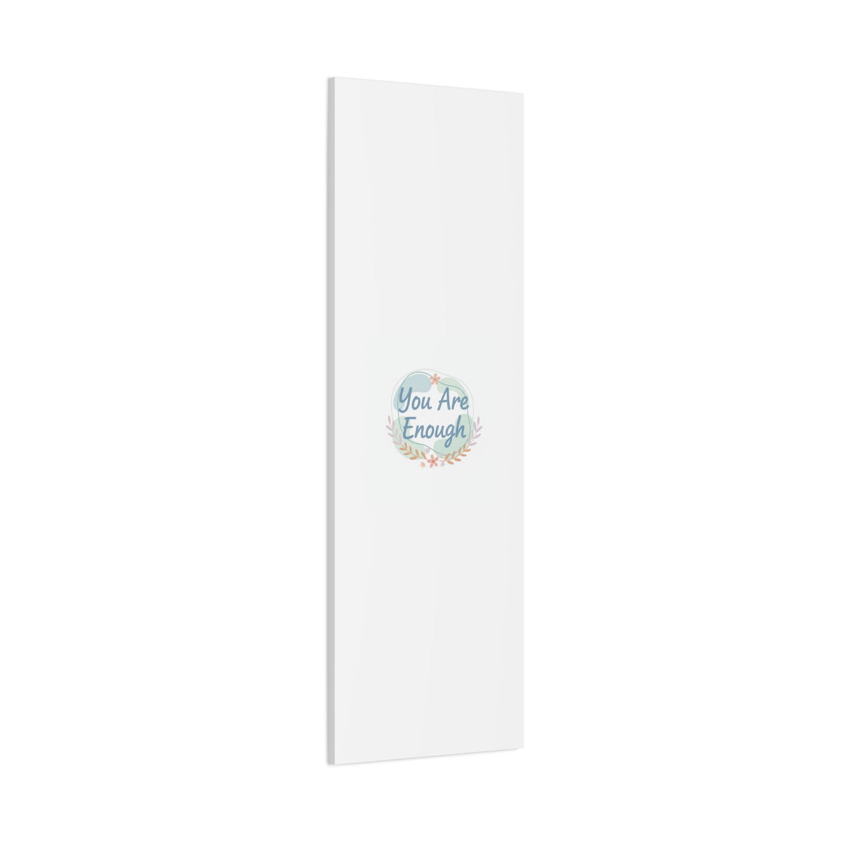 You Are Enough Canvas, Mental Health Art | Supportive Affirmation Wall Decor
