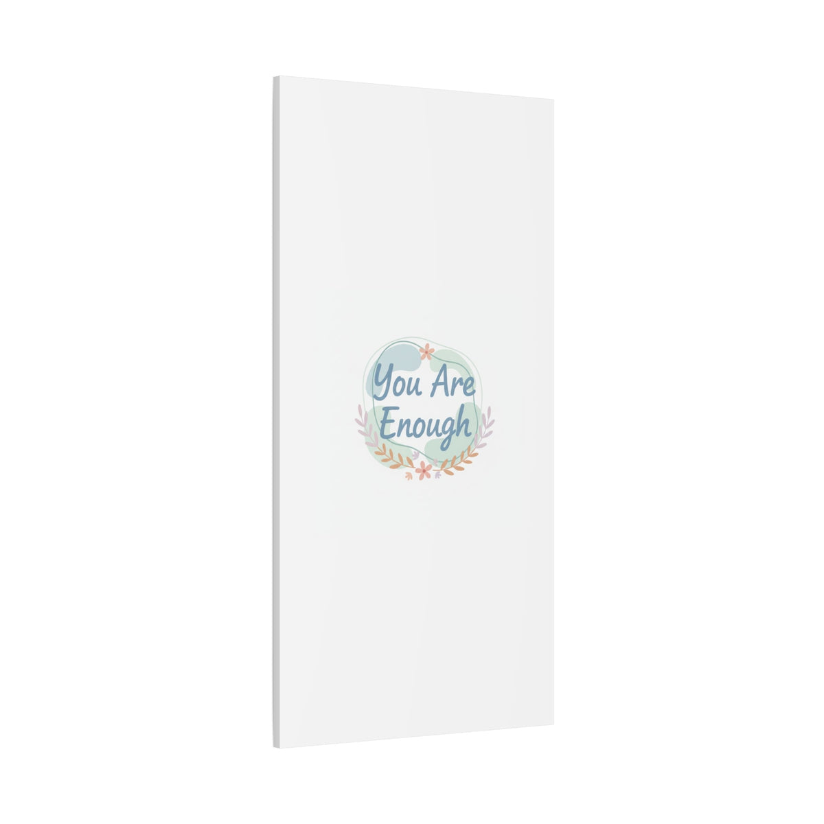 You Are Enough Canvas, Mental Health Art | Supportive Affirmation Wall Decor