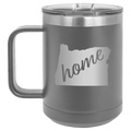 Oregon Home 15 oz Mug | Dark Gray