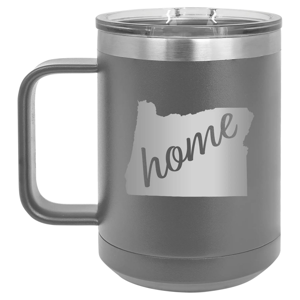 Oregon Home 15 oz Mug | Dark Gray