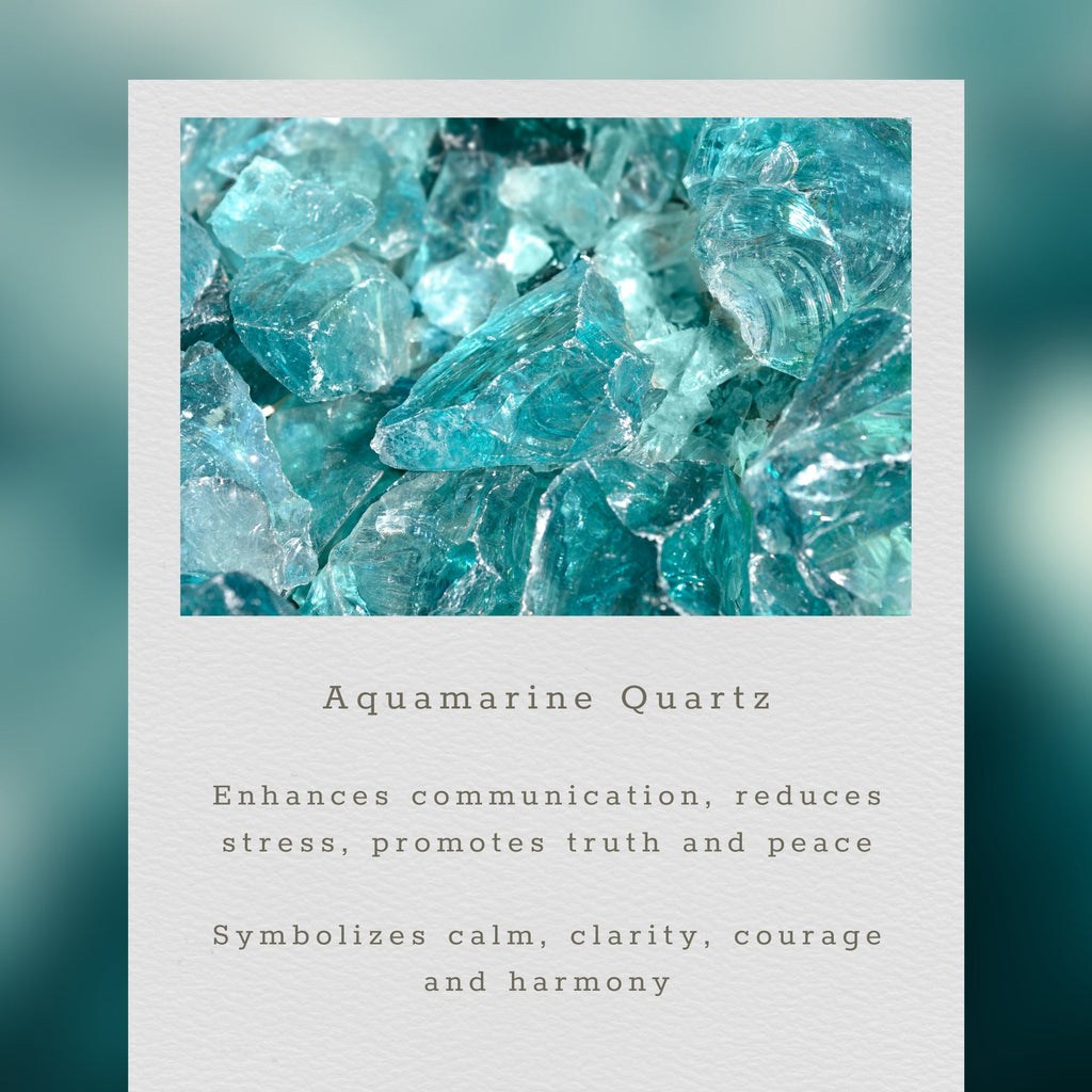 Aquamarine Quartz Silver Airie Earring