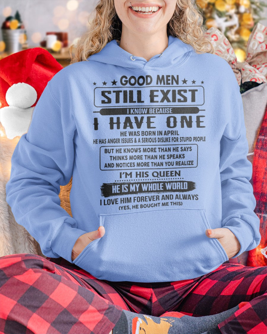 April - Good men Still Exist - gift for your girlfriend, wife from Husband - NGHL04 (SKU-GM-04)
