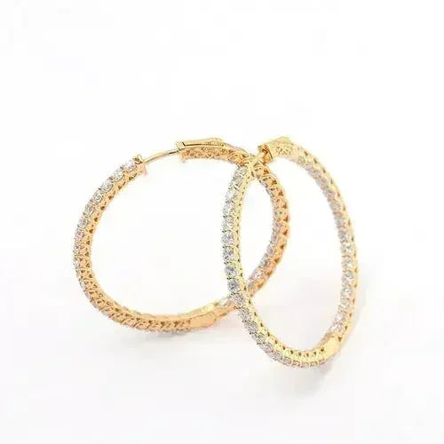 Personalized Big Diameter Earrings – Luxury Statement Jewelry