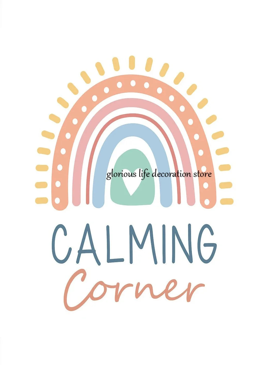 Mental Health Coping Skills Poster Poster Print Canvas Painting Wall Art Picture for School Kids Calming Corner Decor