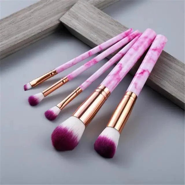 Vintage Style 5/10/15Pcs Makeup Brushes Set Powder Eye Shadow Foundation Blush Blending Make Up Brush Beauty Cosmetic Kit Tools